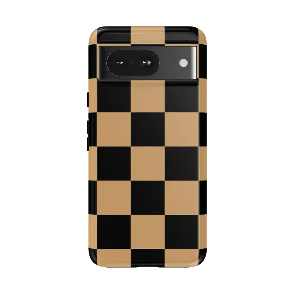 Fit Check | Black & Brown Checkerboard Case - Bansusa