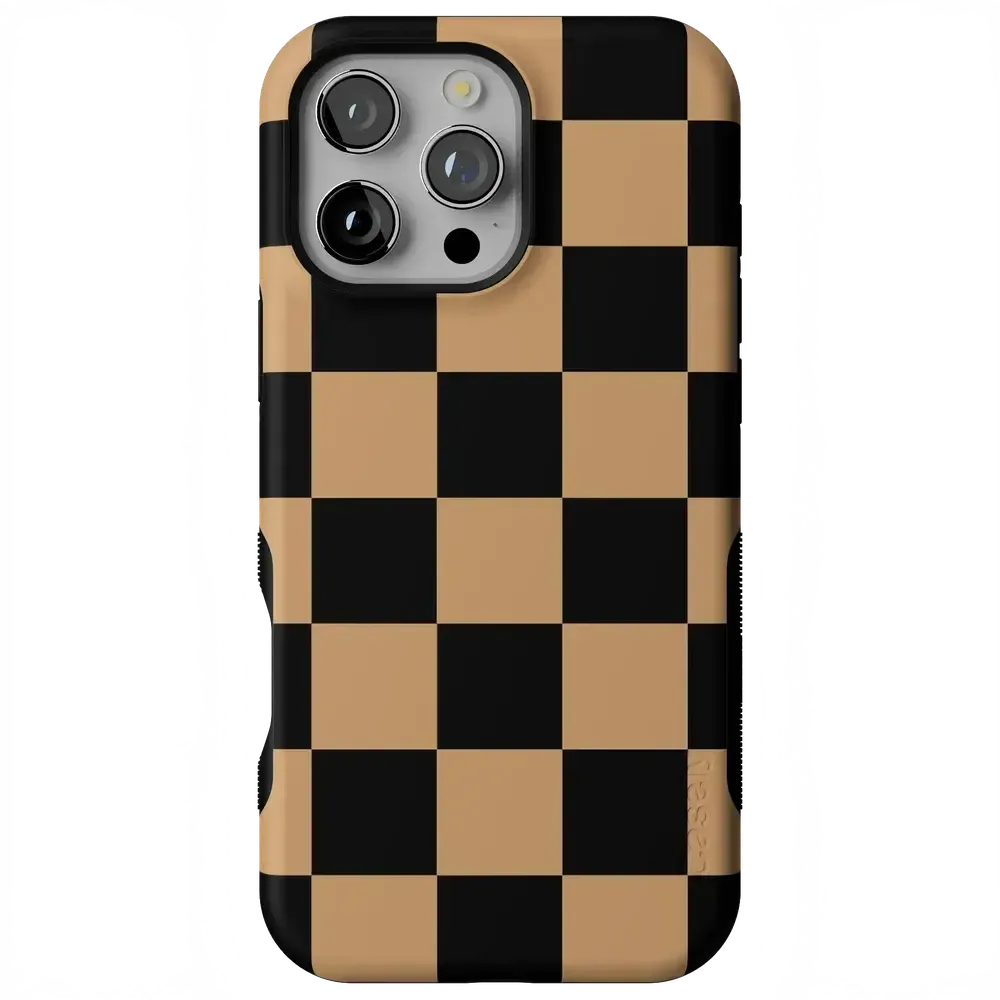 Fit Check | Black & Brown Checkerboard Case - Bansusa