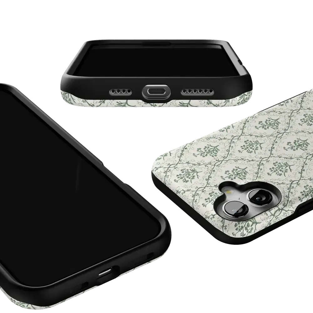Sage Tapestry | Floral Vines Case - Bansusa