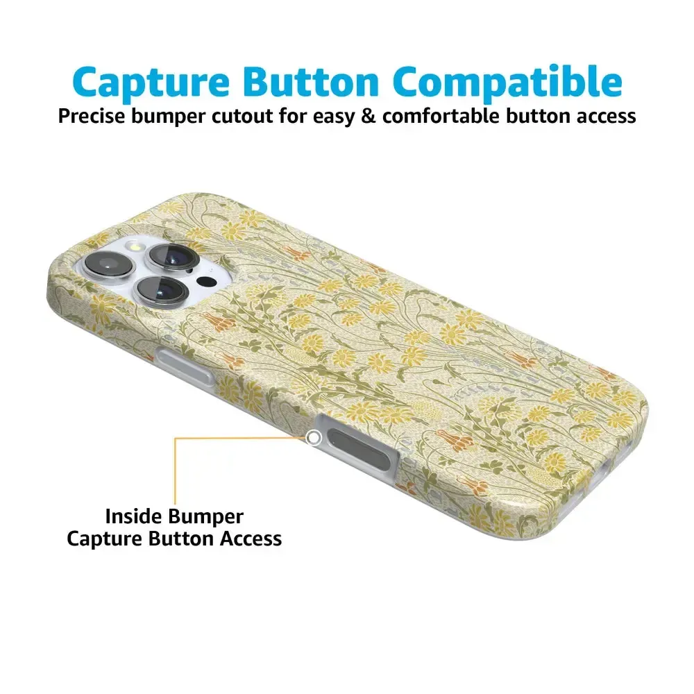 Boho Blooms | Golden Floral Case - Bansusa
