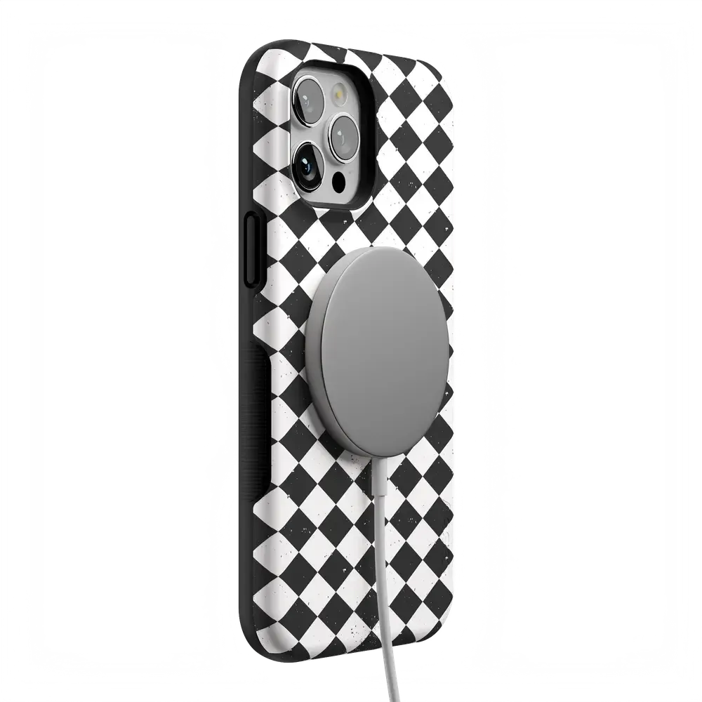Salem's Hex | Black & White Checkered Case - Bansusa