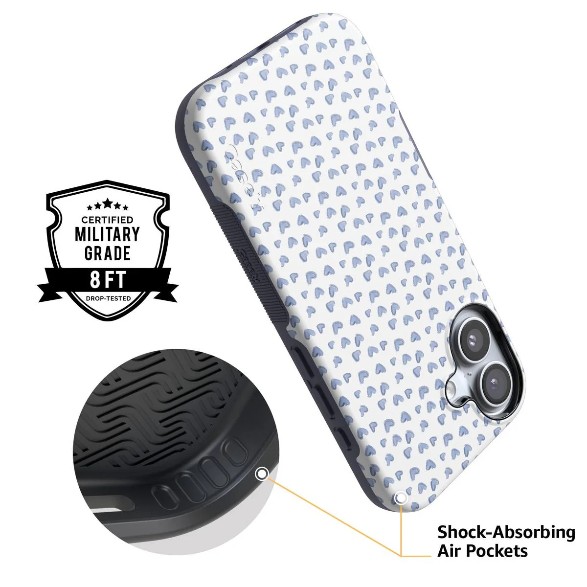 Lovebug | Blue Hearts Case - Bansusa