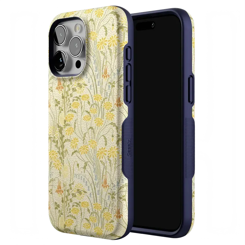 Boho Blooms | Golden Floral Case - Bansusa