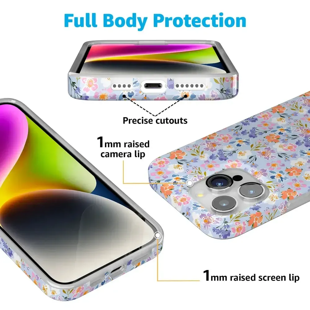 Poppy Meadows | Pastel Floral Case - Bansusa