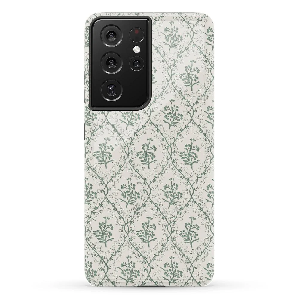 Sage Tapestry | Floral Vines Case - Bansusa