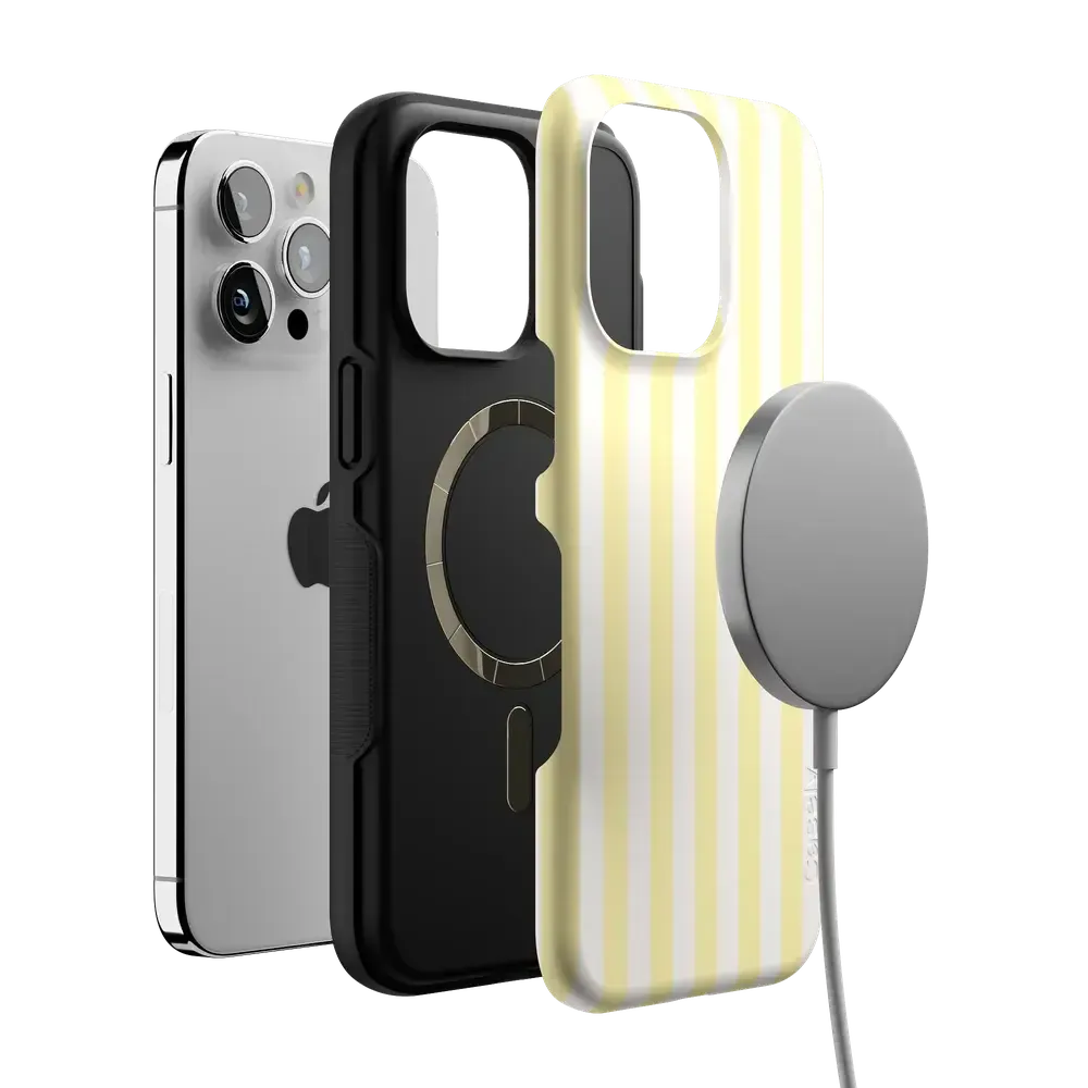 Butter Yellow Stripes | Sunday Best Case - Bansusa