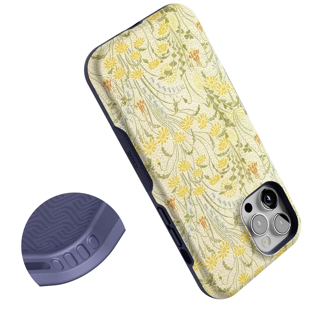 Boho Blooms | Golden Floral Case - Bansusa
