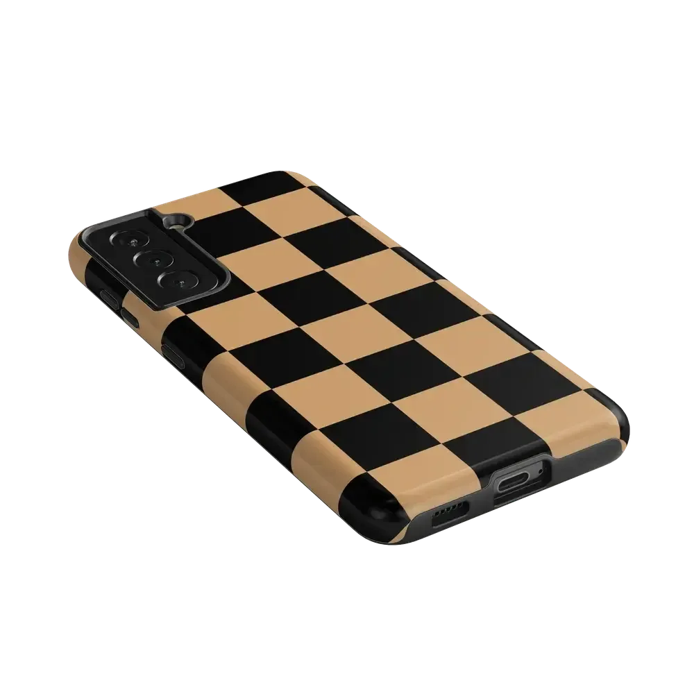 Fit Check | Black & Brown Checkerboard Case - Bansusa