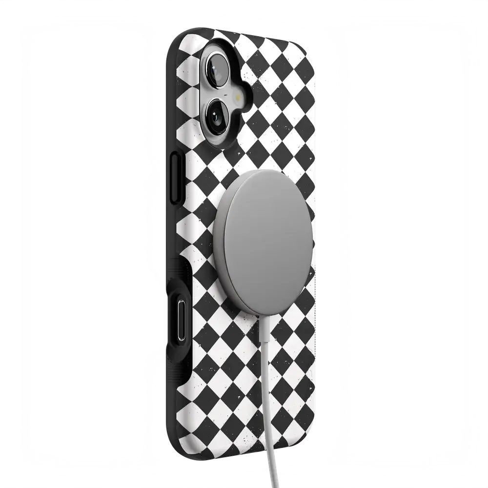 Salem's Hex | Black & White Checkered Case - Bansusa