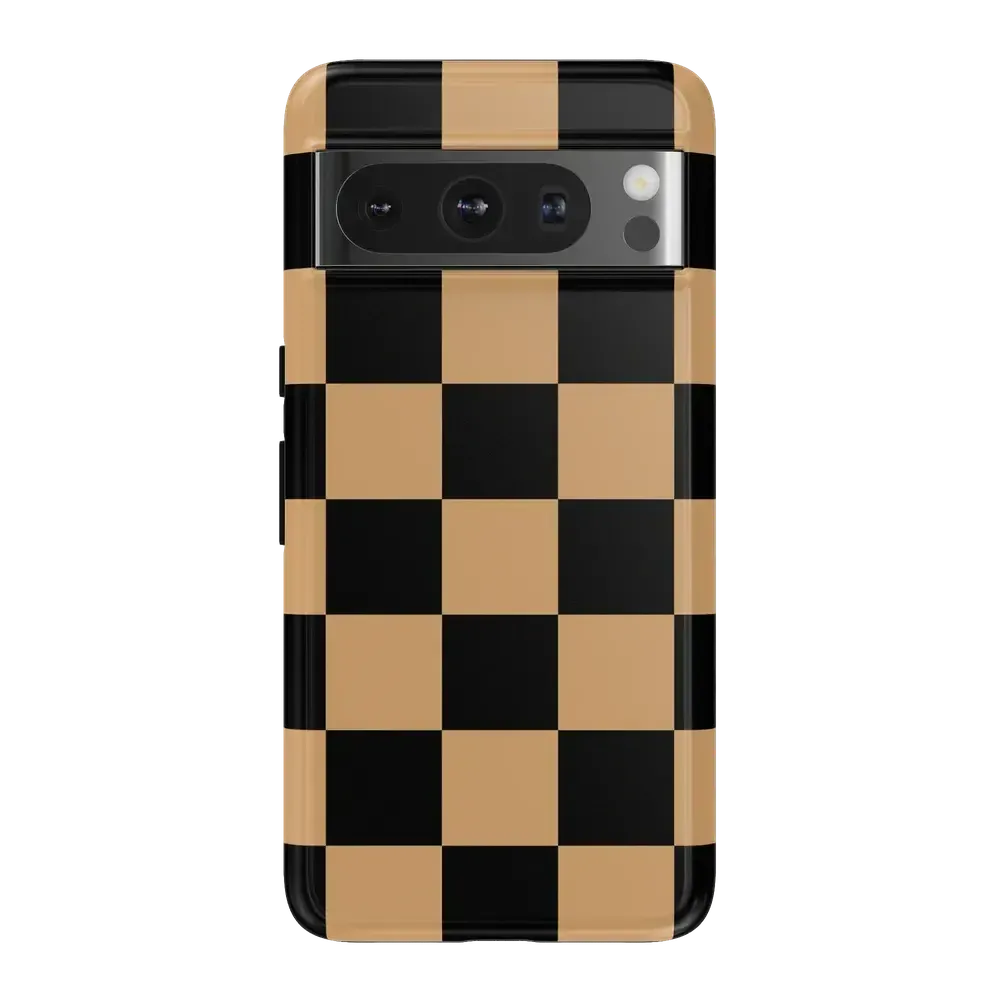 Fit Check | Black & Brown Checkerboard Case - Bansusa