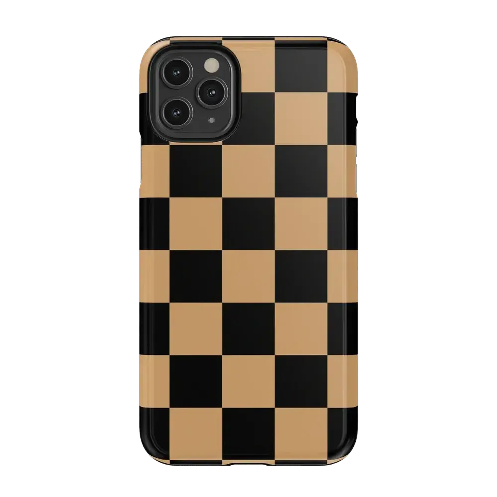 Fit Check | Black & Brown Checkerboard Case - Bansusa
