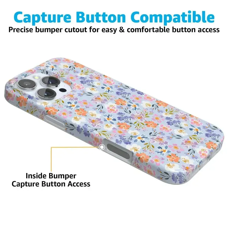 Poppy Meadows | Pastel Floral Case - Bansusa