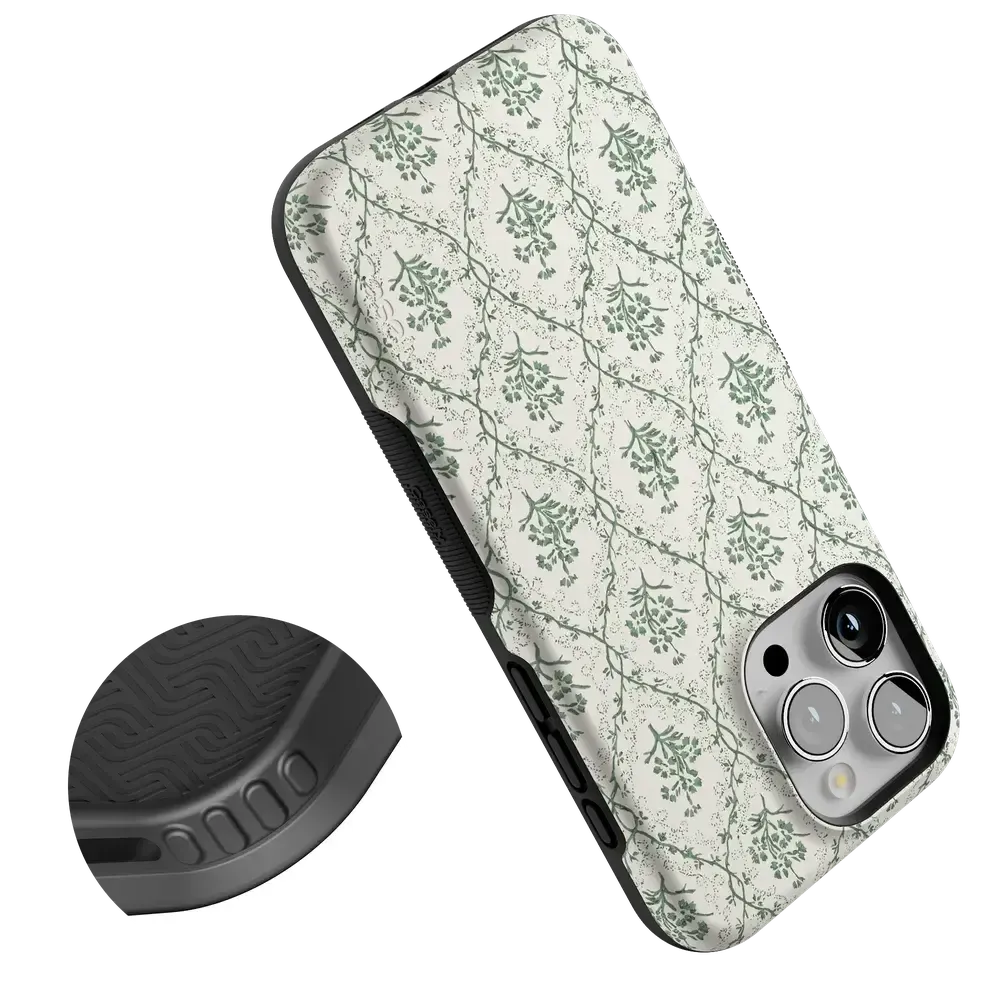 Sage Tapestry | Floral Vines Case - Bansusa