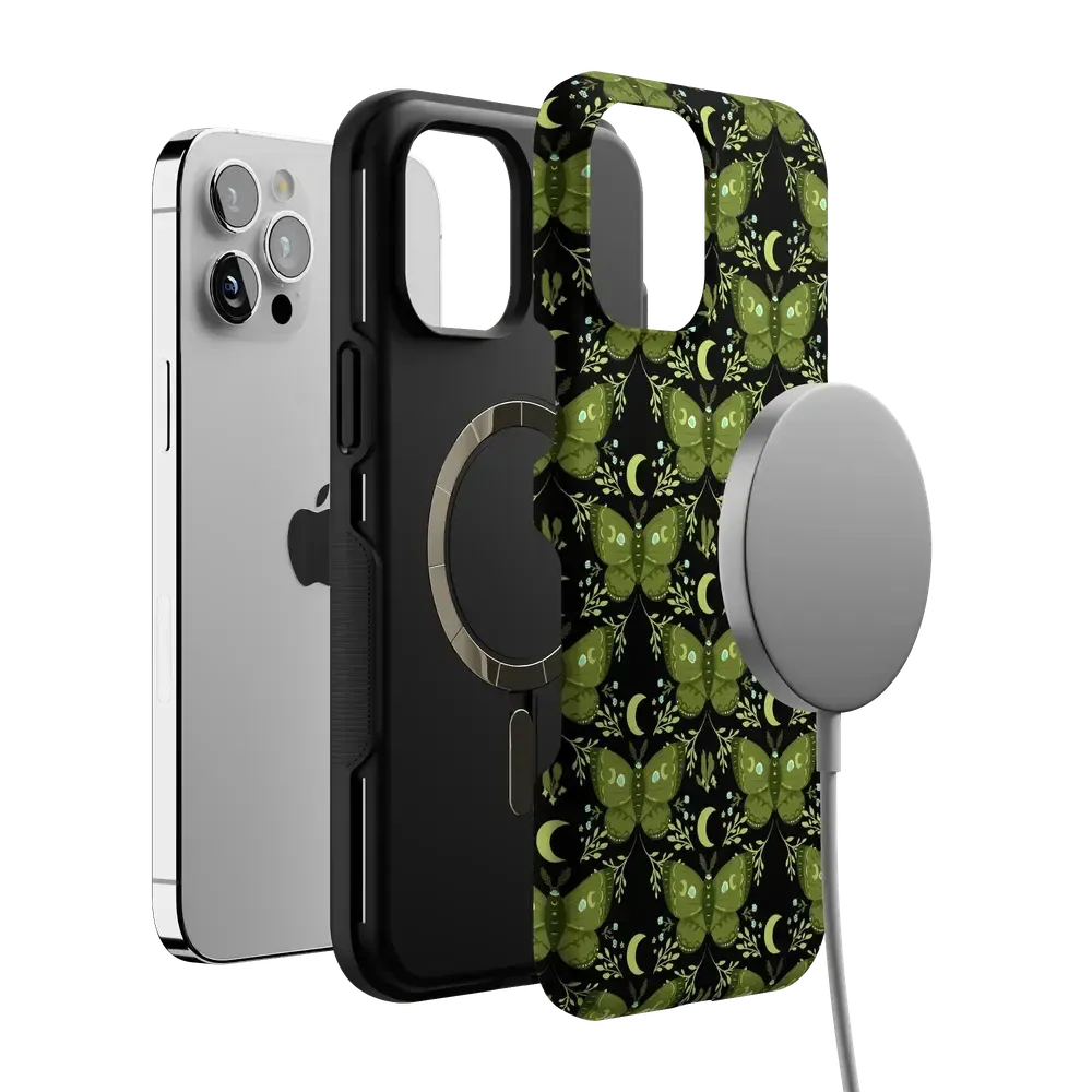 Mystic Moths | Green Twilight Case - Bansusa