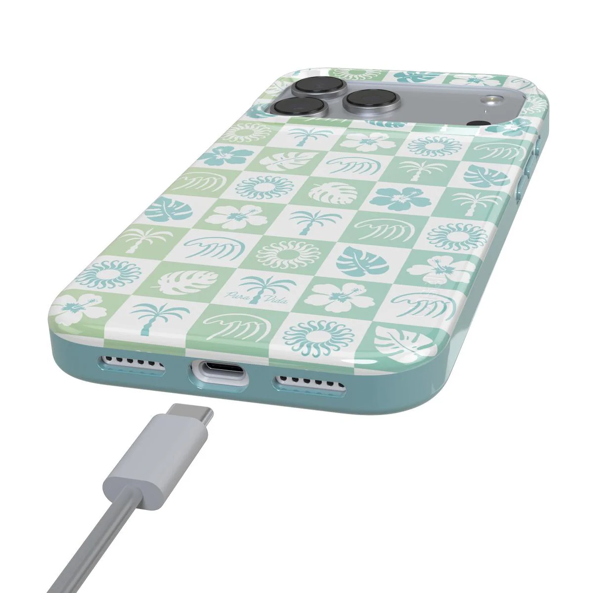 Coastal Checkers | Pura Vida Case - Bansusa
