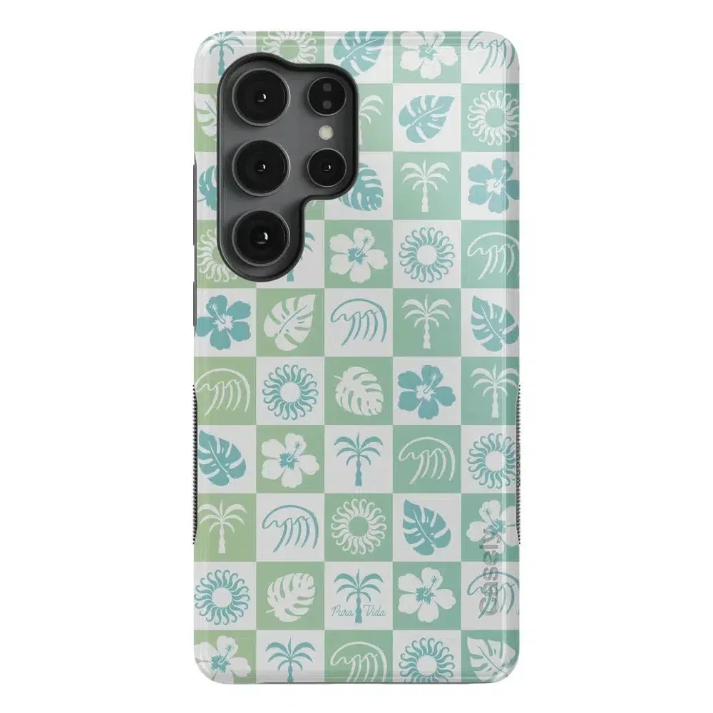 Coastal Checkers | Pura Vida Case - Bansusa