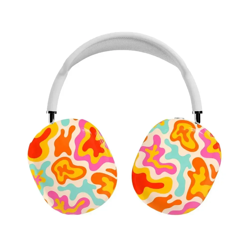 Tropical Color Splash | Abstract Retro AirPods Max Case - Bansusa