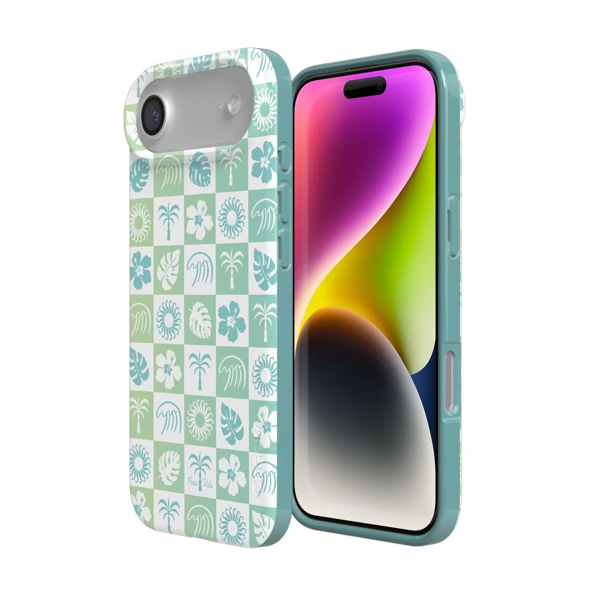 Coastal Checkers | Pura Vida Case - Bansusa