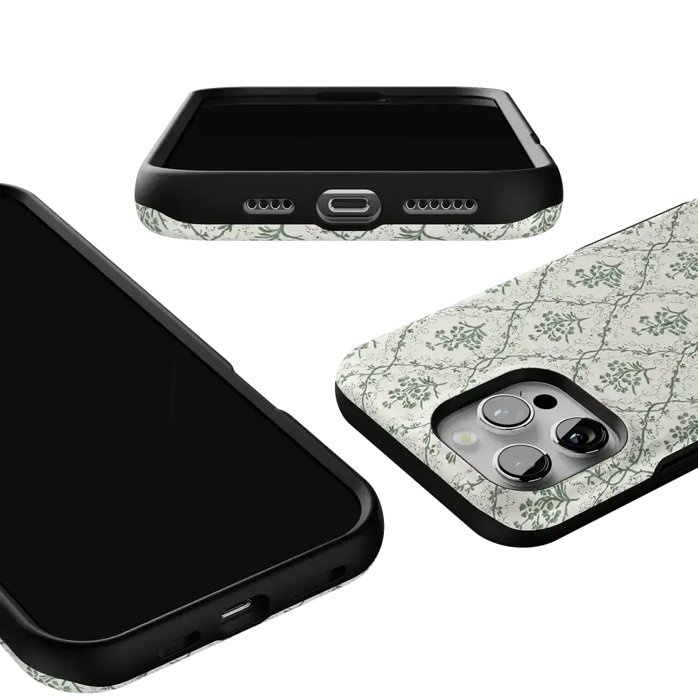 Sage Tapestry | Floral Vines Case - Bansusa