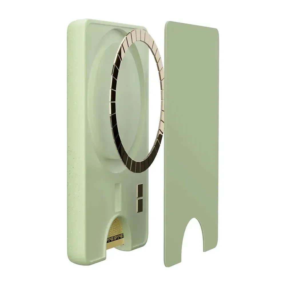 Kiwi Kiss | Matcha Green Shimmer MagWallet - Bansusa