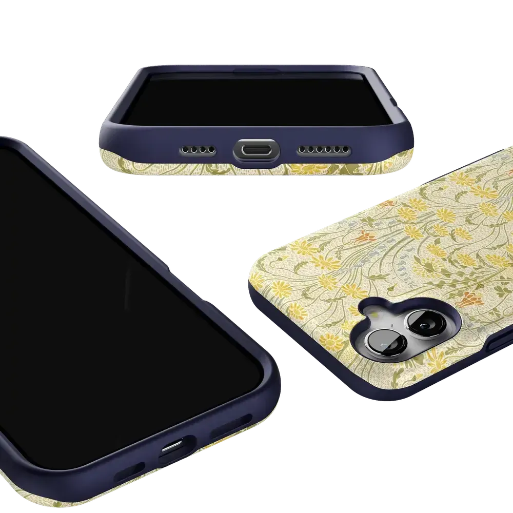 Boho Blooms | Golden Floral Case - Bansusa