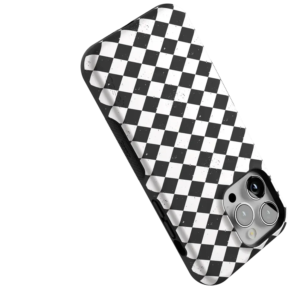 Salem's Hex | Black & White Checkered Case - Bansusa