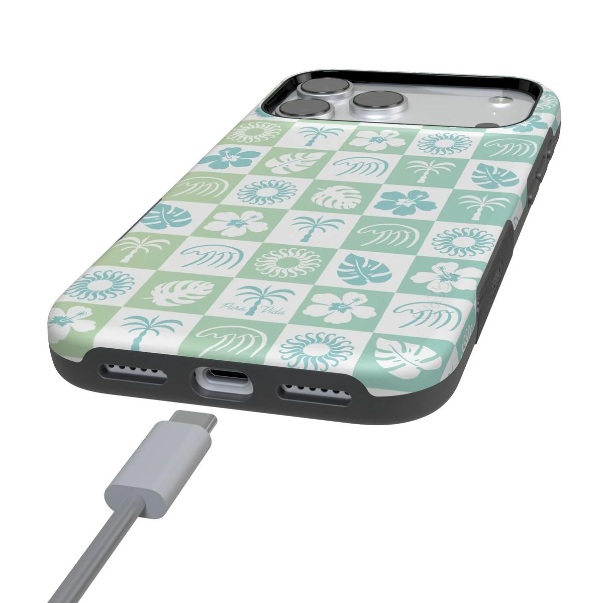Coastal Checkers | Pura Vida Case - Bansusa