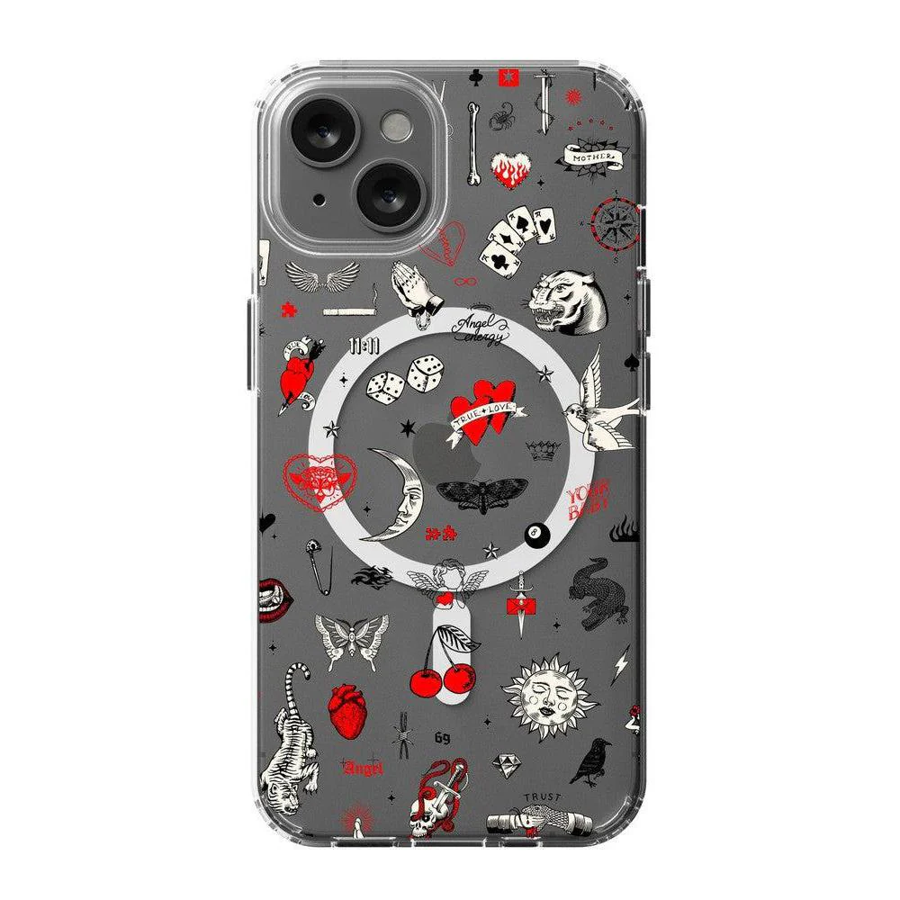 Not a Phase | Clear Flash Tattoo Case - Bansusa