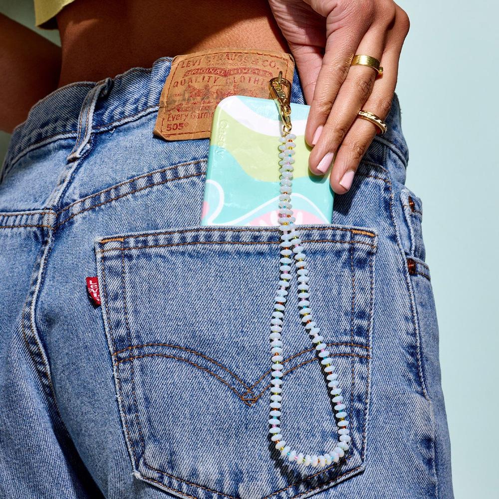 Iridescence Bead Wristlet Phone Chain | Pura Vida x Bans - Bansusa