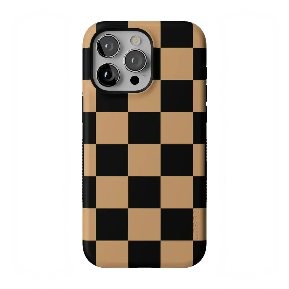 Fit Check | Black & Brown Checkerboard Case - Bansusa