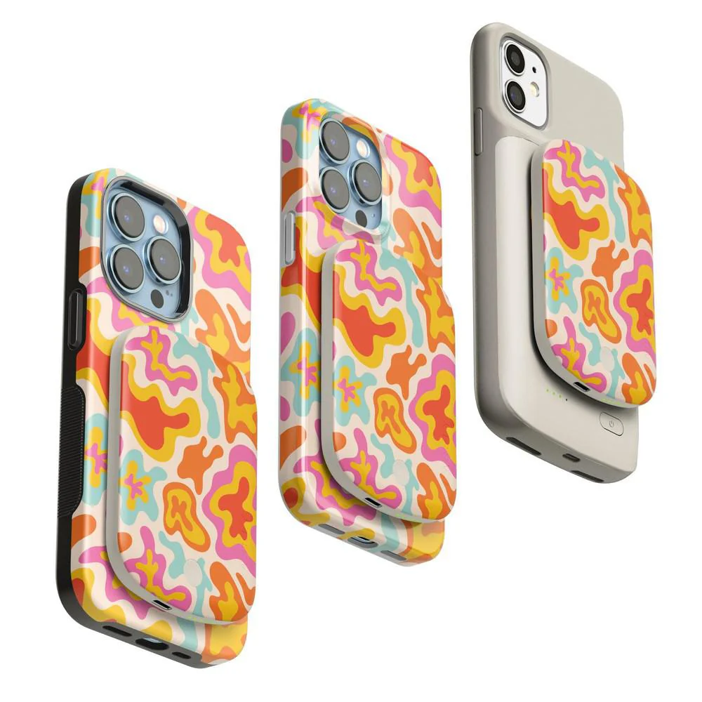 Tropical Color Splash | Abstract Retro Power Pod - Bansusa