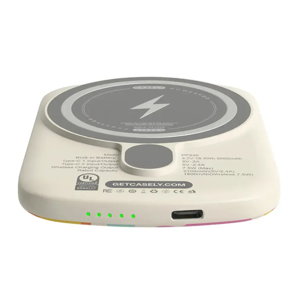 Tropical Color Splash | Abstract Retro Power Pod - Bansusa