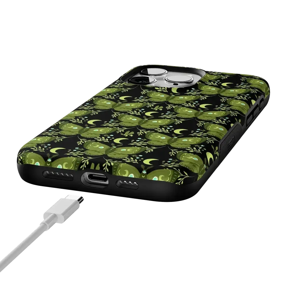 Mystic Moths | Green Twilight Case - Bansusa