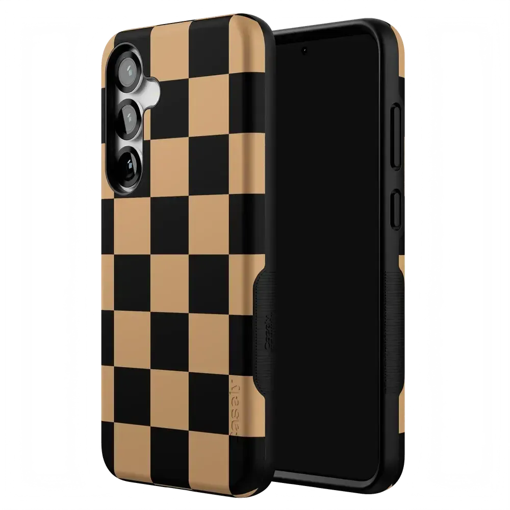 Fit Check | Black & Brown Checkerboard Case - Bansusa