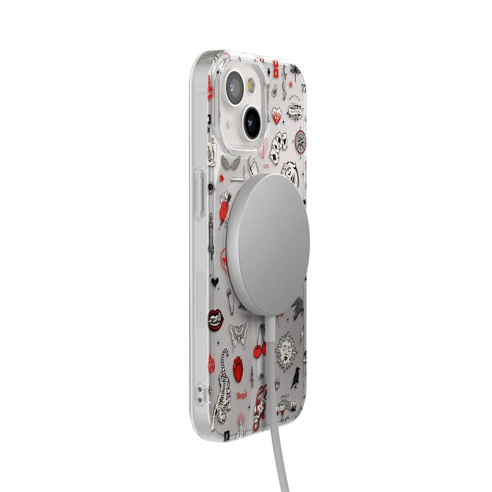 Not a Phase | Clear Flash Tattoo Case - Bansusa