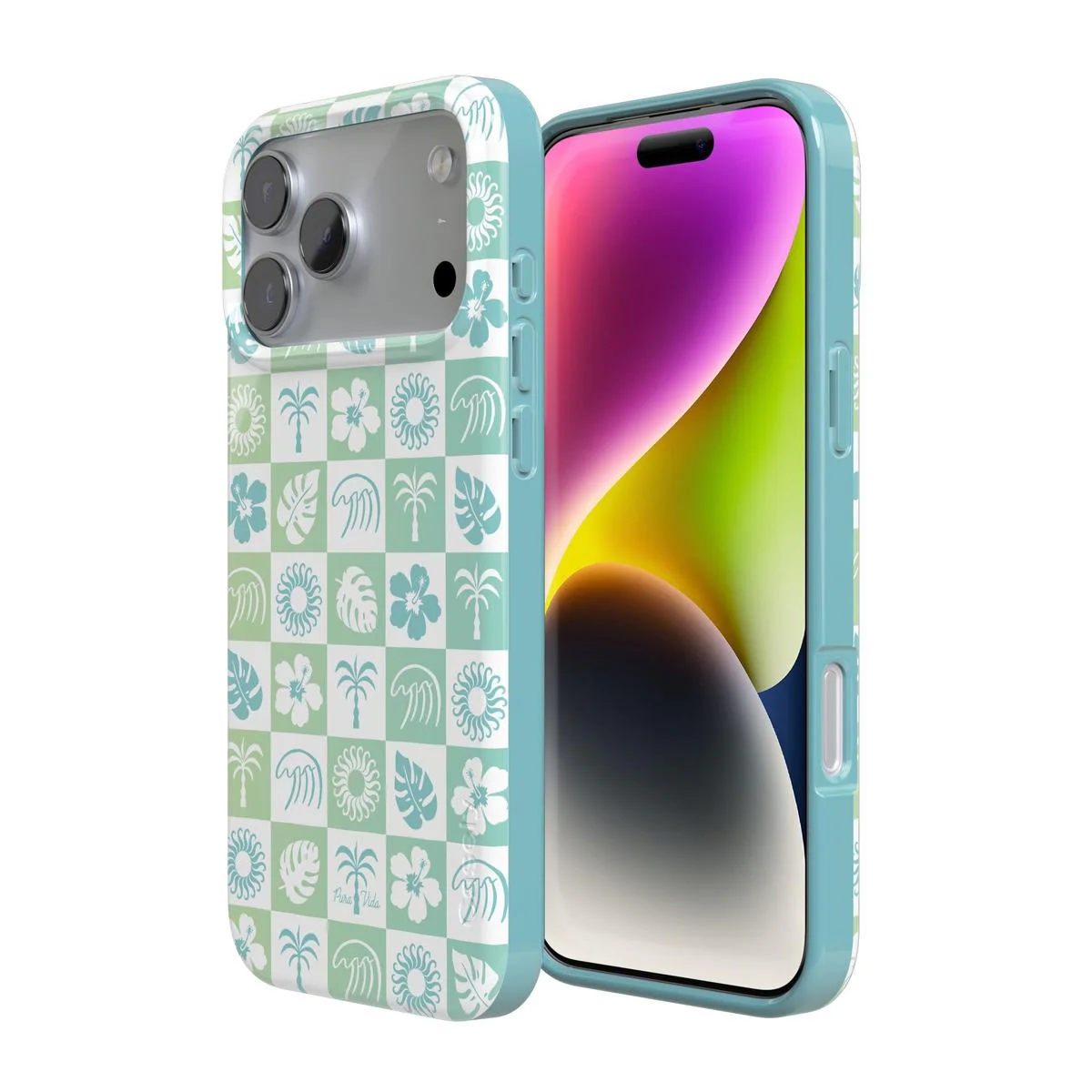 Coastal Checkers | Pura Vida Case - Bansusa