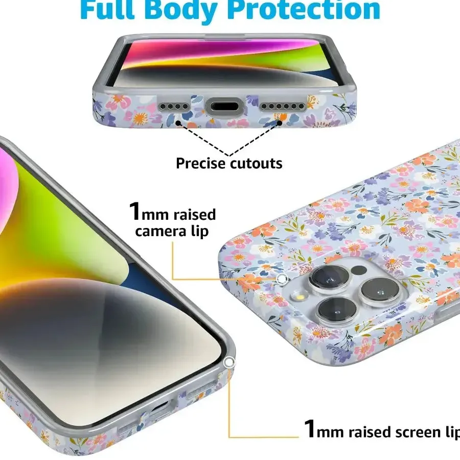 Poppy Meadows | Pastel Floral Case - Bansusa