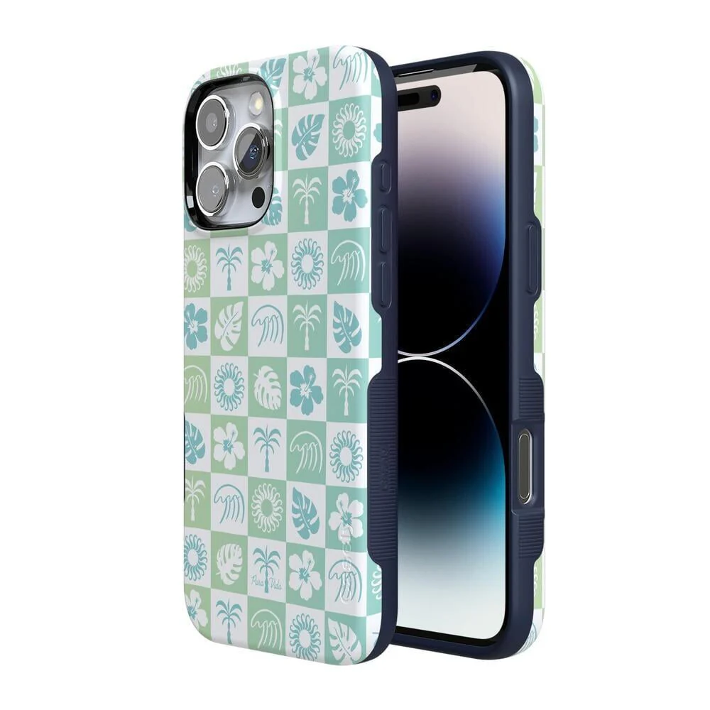 Coastal Checkers | Pura Vida Case - Bansusa