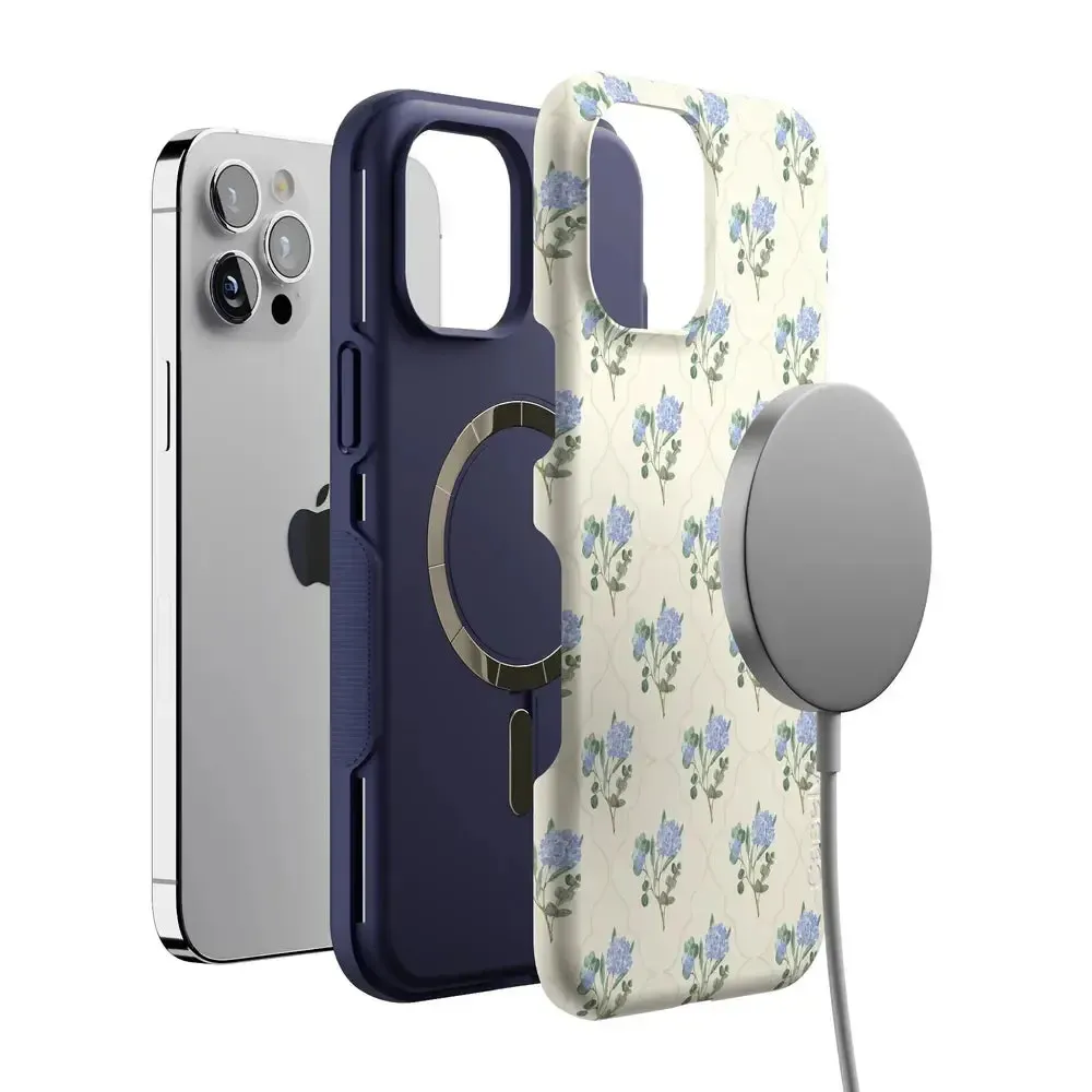 Vintage Garden | Blue Hydrangea Case - Bansusa