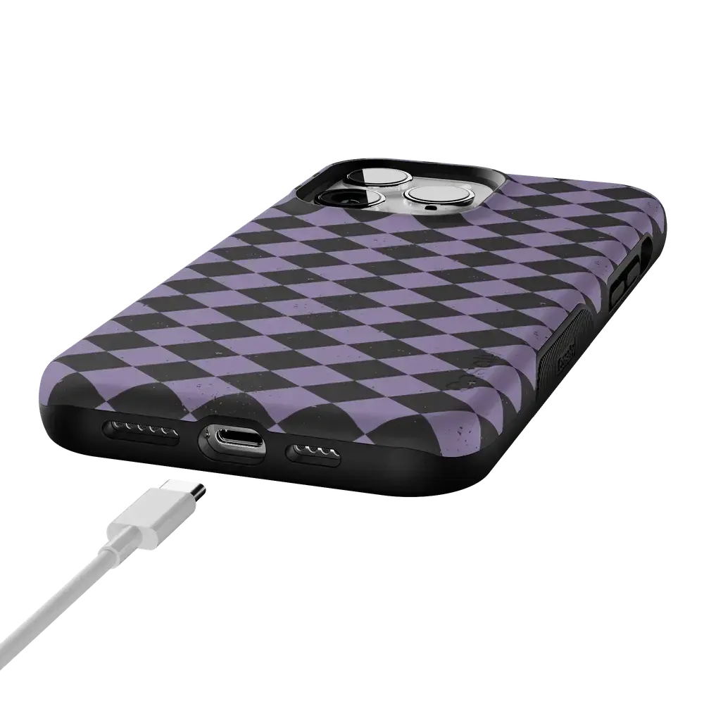 Midnight Hex | Purple Checkered Case - Bansusa