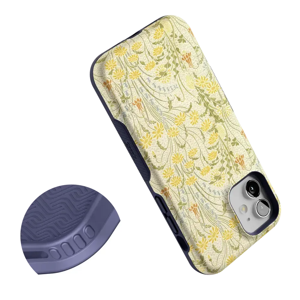 Boho Blooms | Golden Floral Case - Bansusa