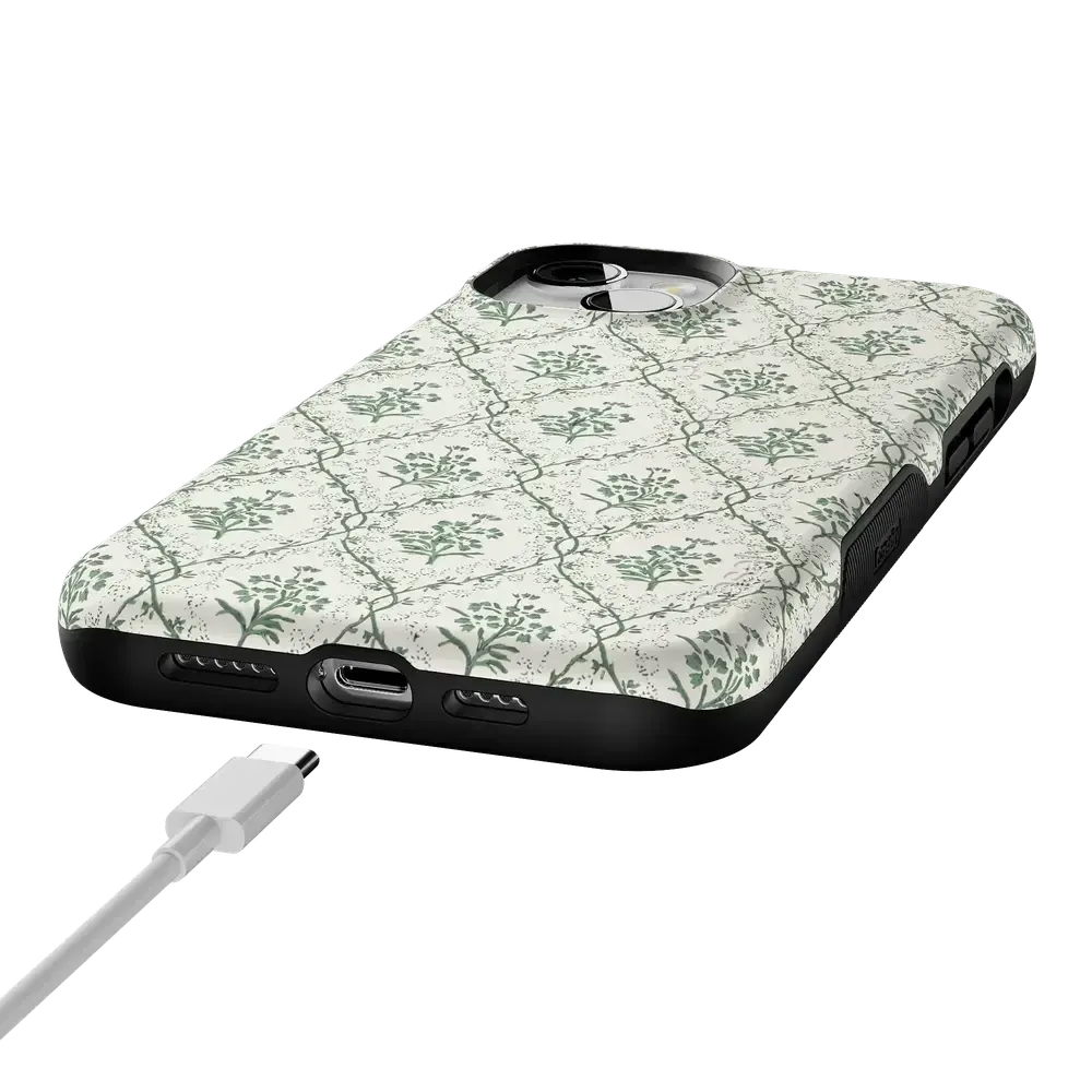 Sage Tapestry | Floral Vines Case - Bansusa