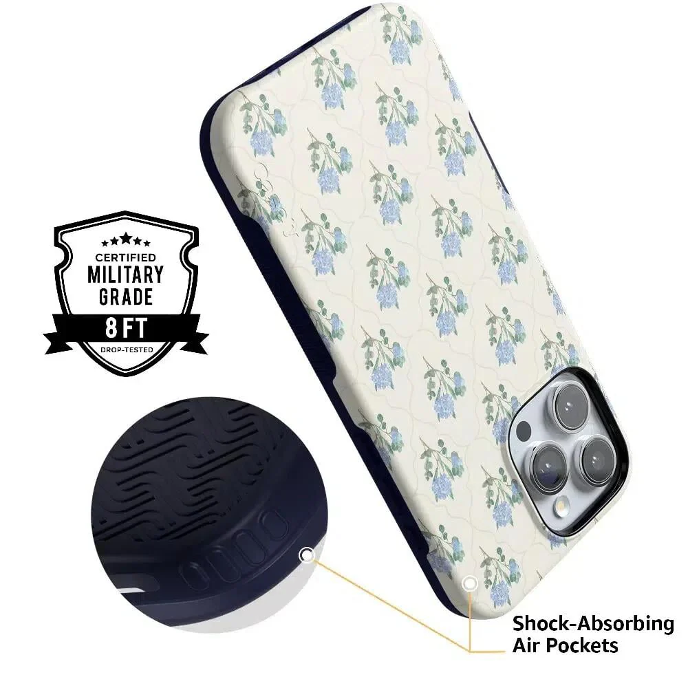 Vintage Garden | Blue Hydrangea Case - Bansusa