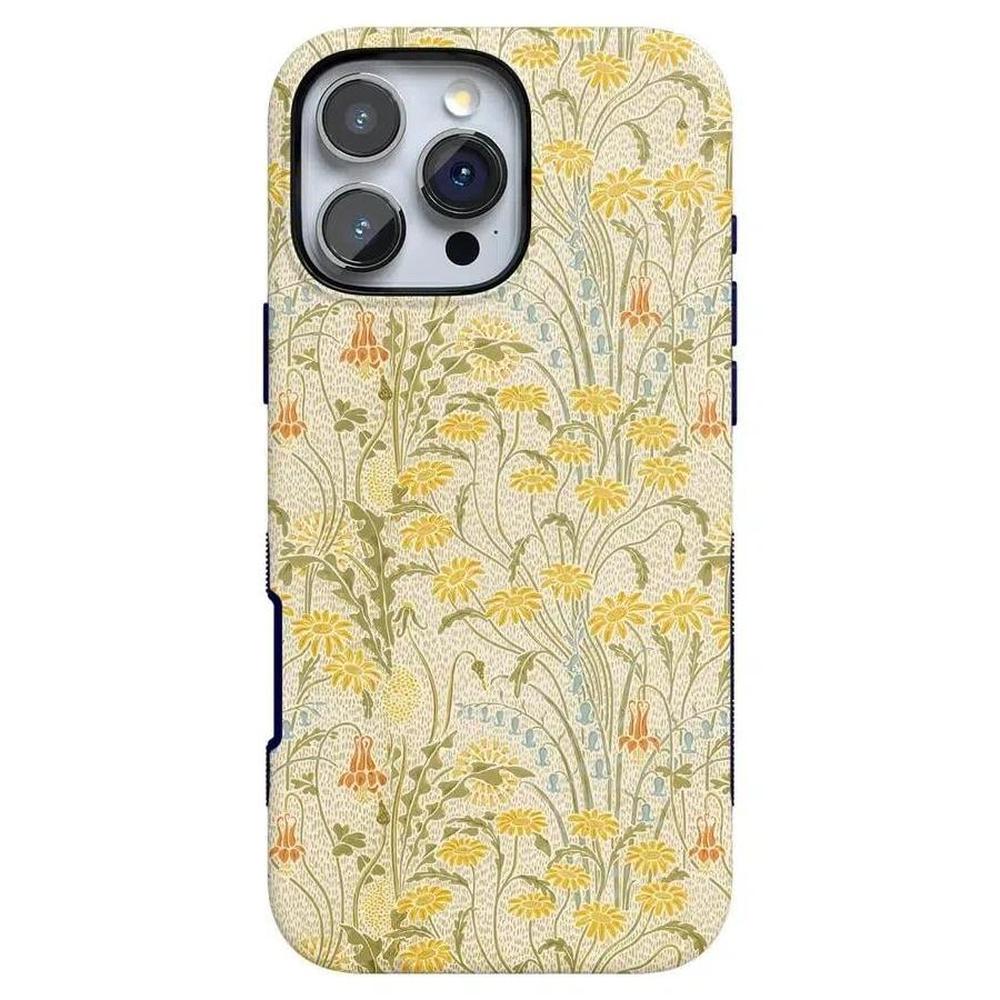Boho Blooms | Golden Floral Case - Bansusa