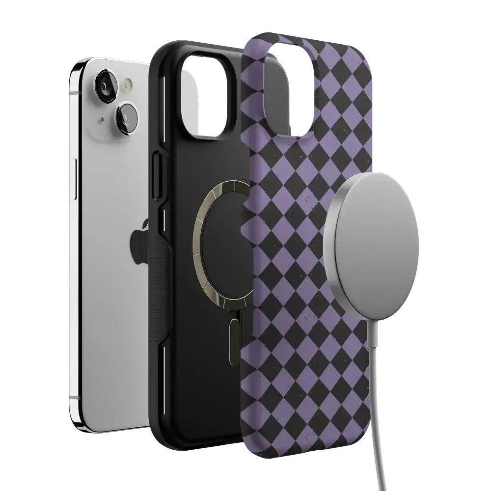 Midnight Hex | Purple Checkered Case - Bansusa