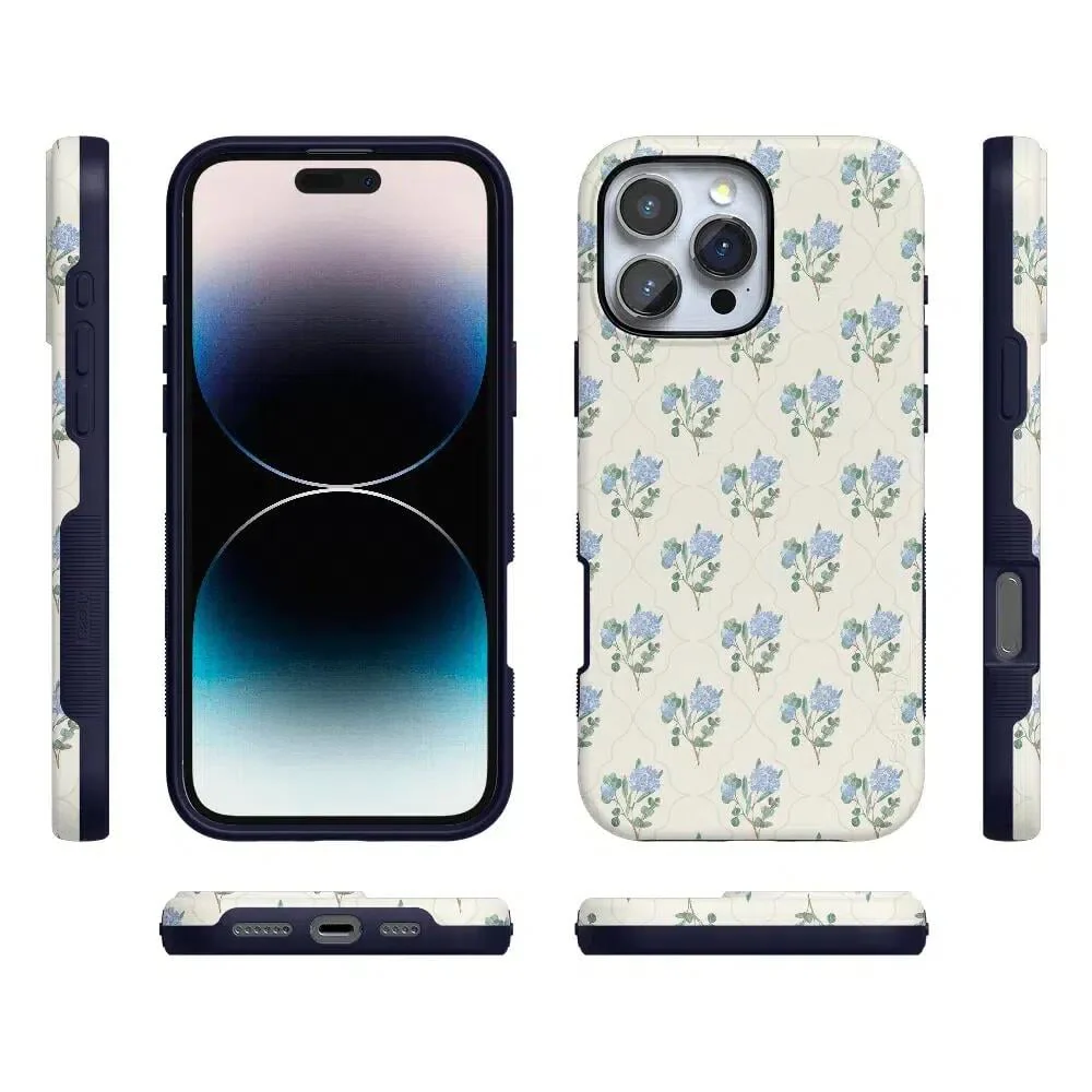 Vintage Garden | Blue Hydrangea Case - Bansusa