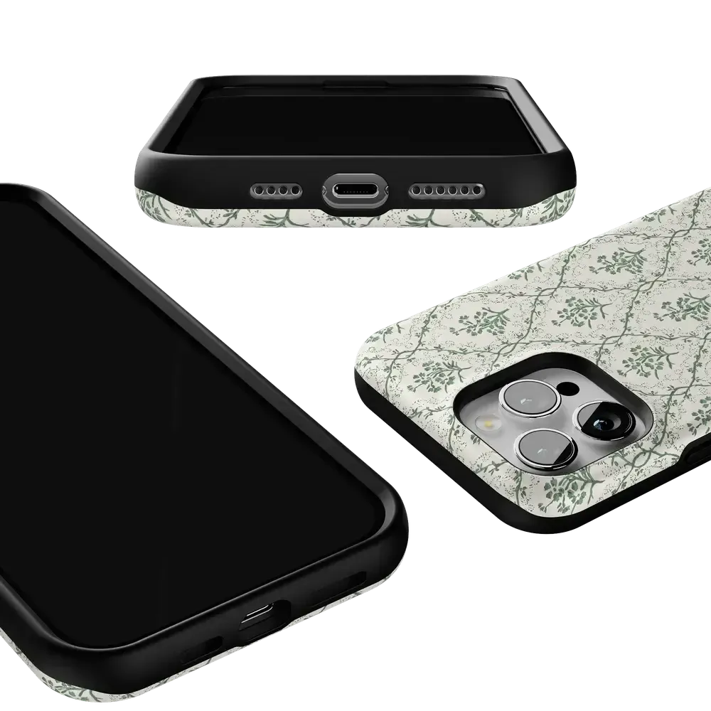 Sage Tapestry | Floral Vines Case - Bansusa