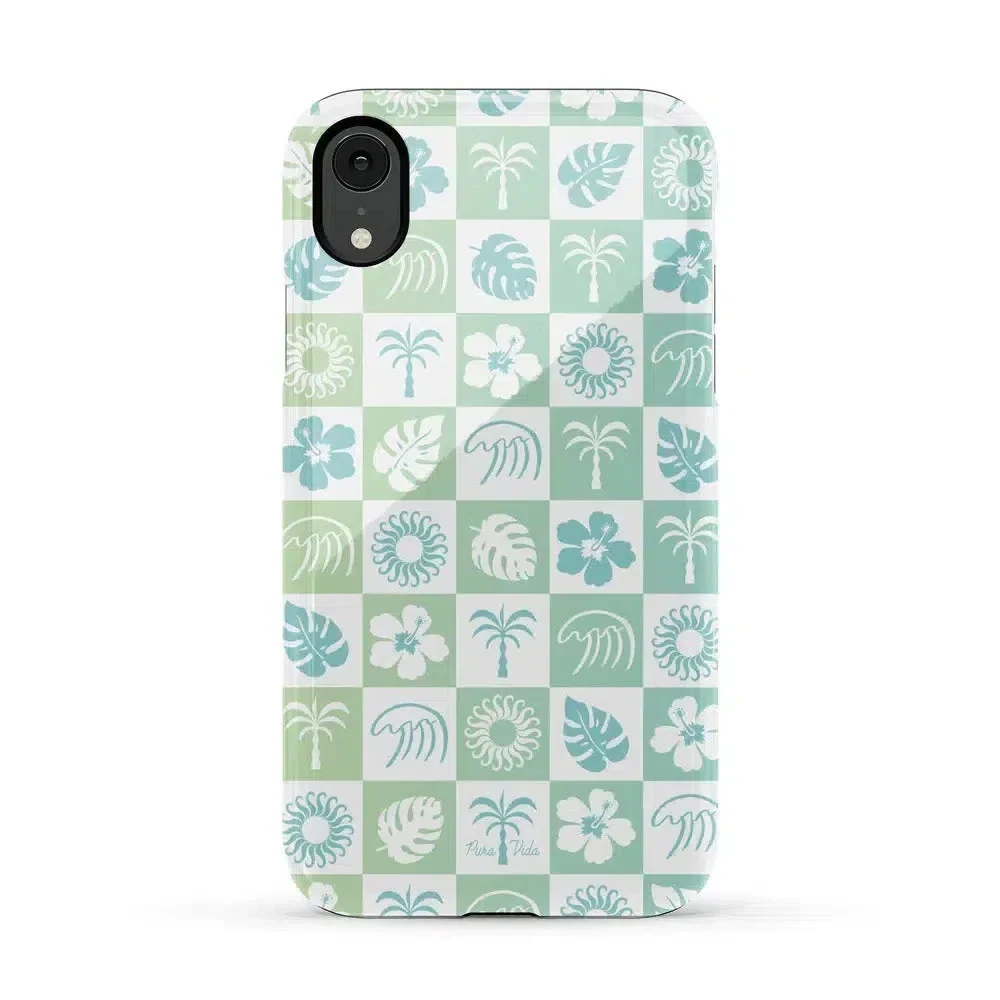 Coastal Checkers | Pura Vida Case - Bansusa
