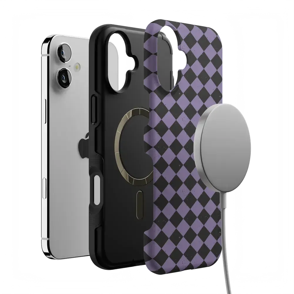 Midnight Hex | Purple Checkered Case - Bansusa