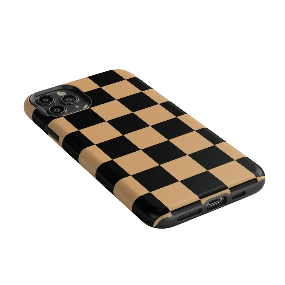 Fit Check | Black & Brown Checkerboard Case - Bansusa